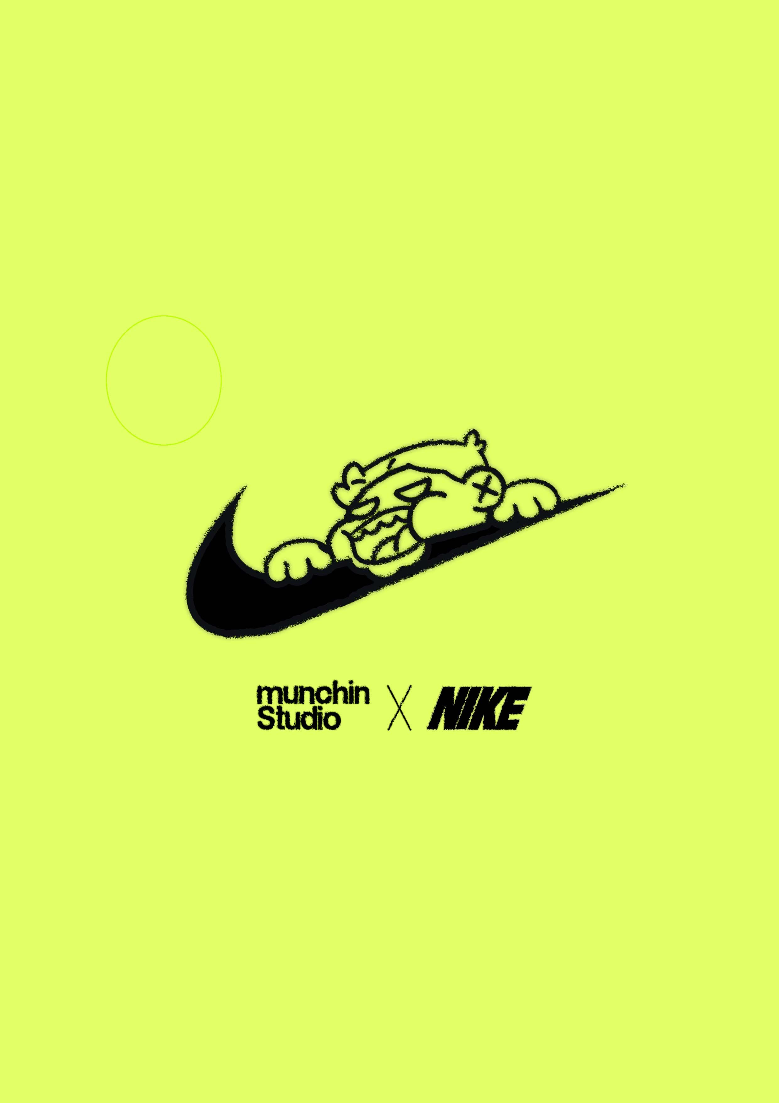 Collab munchin x nike